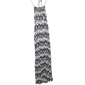J. Crew Blue and White Halter Style Maxi Sundress Size XS